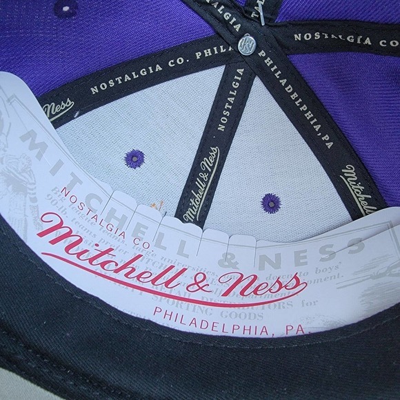 Phoenix Suns Mitchell & Ness‎ NBA Snapback Hat 2Tone Hardwood Classics Cap Retro - Picture 9 of 11